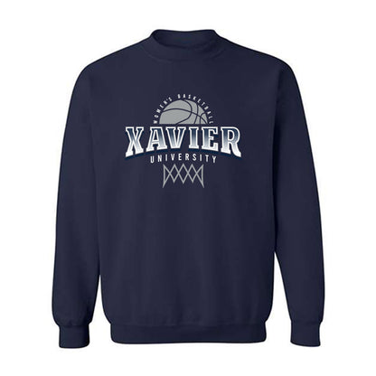 Xavier - NCAA Women's Basketball : Savannah White - Sports Shersey Crewneck Sweatshirt-0