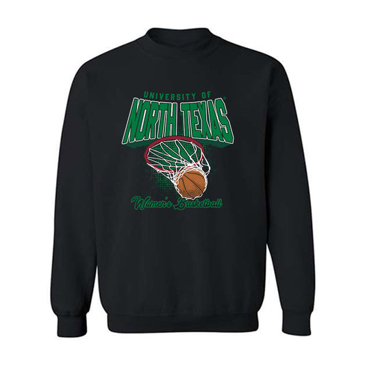 North Texas - NCAA Women's Basketball : Kalysta Martin - Generic Shersey Crewneck Sweatshirt-0
