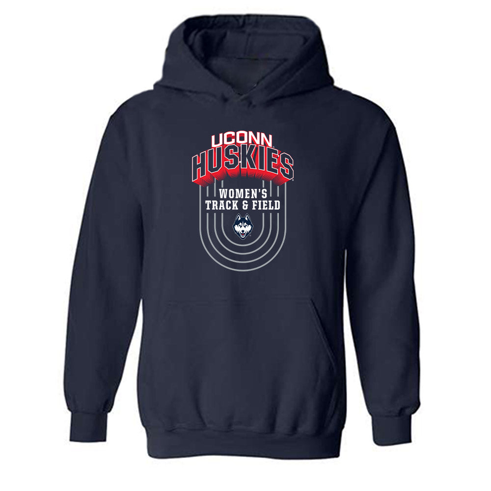 UConn - NCAA Women's Track & Field : Jalynn Smith - Sports Shersey Hooded Sweatshirt-0