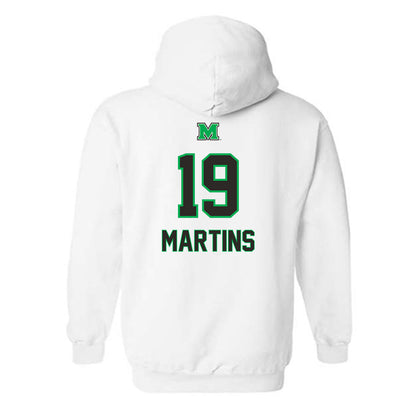 Marshall - NCAA Men's Soccer : Pedro Martins - Generic Shersey Hooded Sweatshirt-1