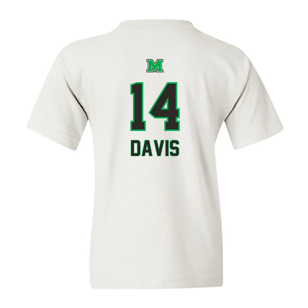 Marshall - NCAA Football : Philipp Davis - Generic Shersey Youth T-Shirt-1