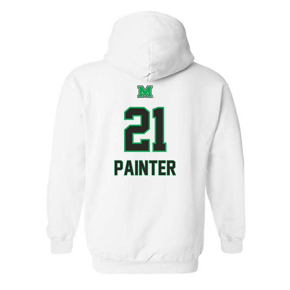 Marshall - NCAA Football : Keydel Painter - Generic Shersey Hooded Sweatshirt-1
