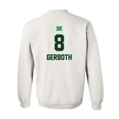 Marshall - NCAA Women's Volleyball : Maci Gerboth - Generic Shersey Crewneck Sweatshirt-1