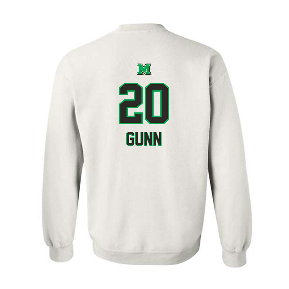 Marshall - NCAA Football : Zeke Gunn - Generic Shersey Crewneck Sweatshirt-1
