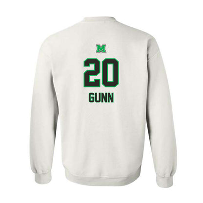 Marshall - NCAA Football : Zeke Gunn - Generic Shersey Crewneck Sweatshirt-1
