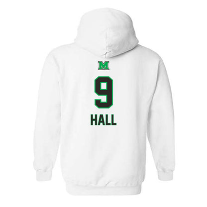 Marshall - NCAA Football : Brayden Hall - Generic Shersey Hooded Sweatshirt-1
