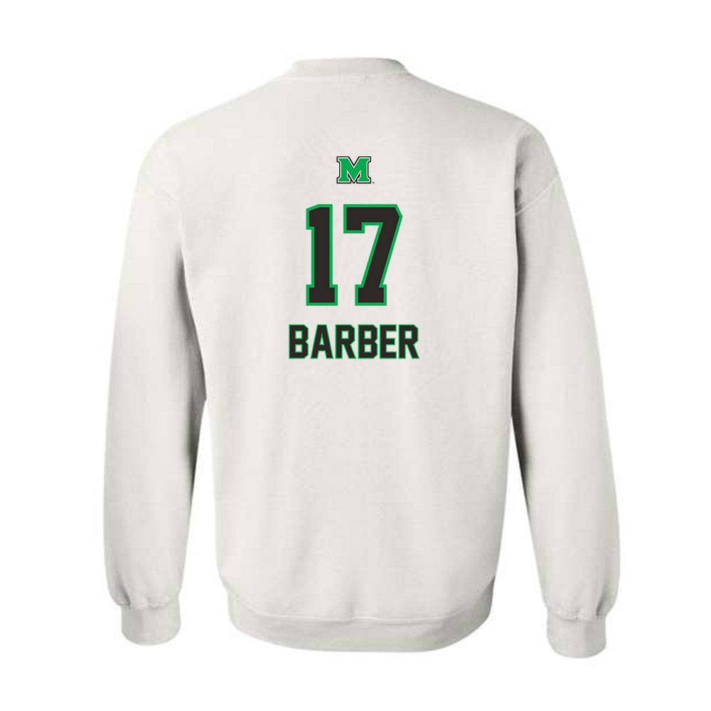 Marshall - NCAA Football : Dylan Barber - Generic Shersey Crewneck Sweatshirt-1
