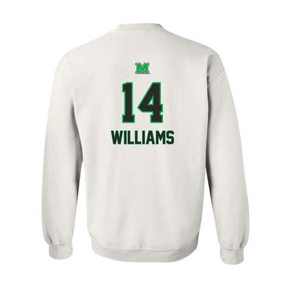 Marshall - NCAA Football : Mickel Williams - Generic Shersey Crewneck Sweatshirt-1