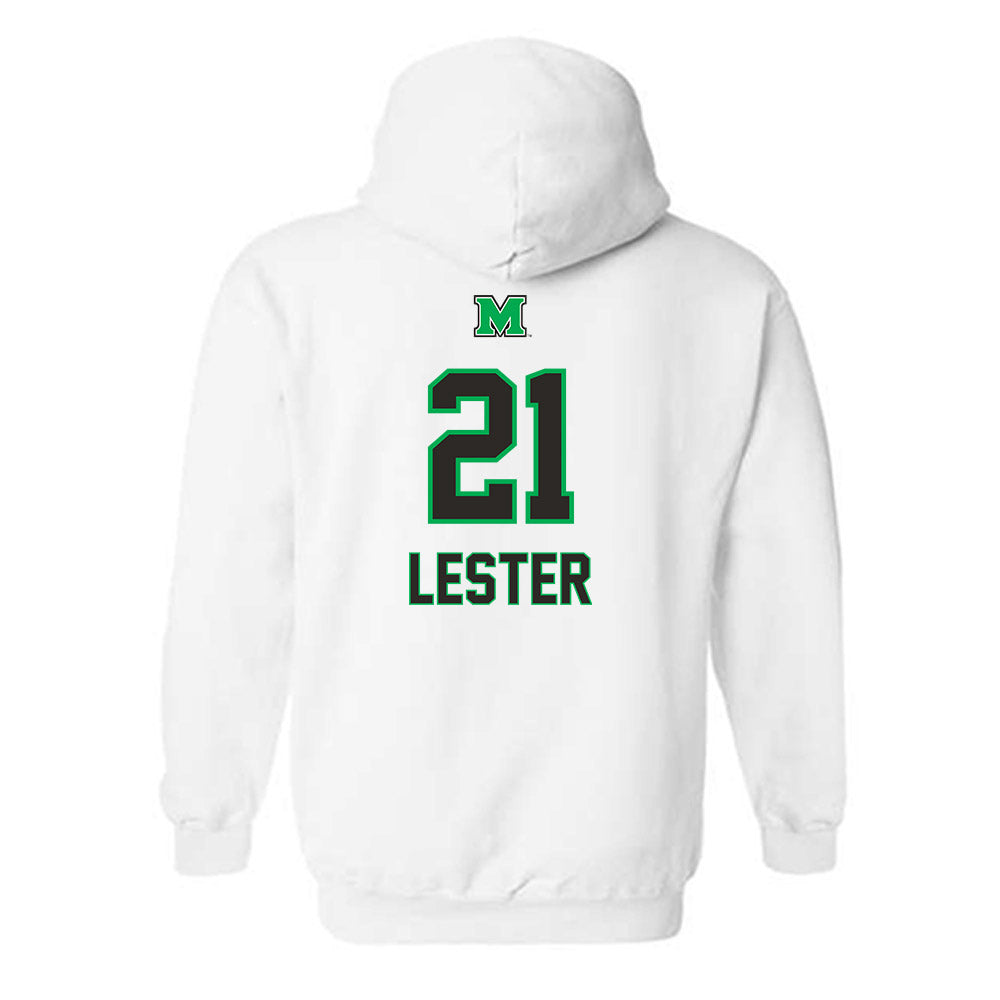 Marshall - NCAA Football : TJ Lester - Generic Shersey Hooded Sweatshirt-1