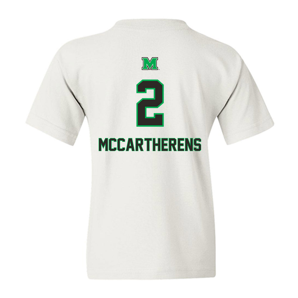Marshall - NCAA Football : Charles McCartherens - Generic Shersey Youth T-Shirt-1