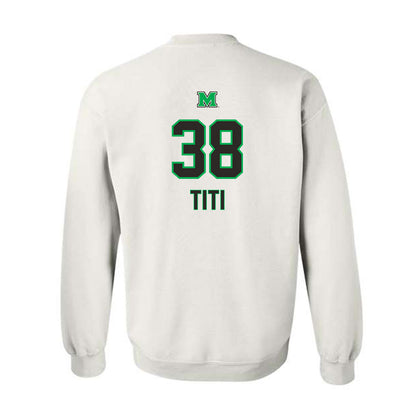Marshall - NCAA Softball : Tia Titi - Generic Shersey Crewneck Sweatshirt-1