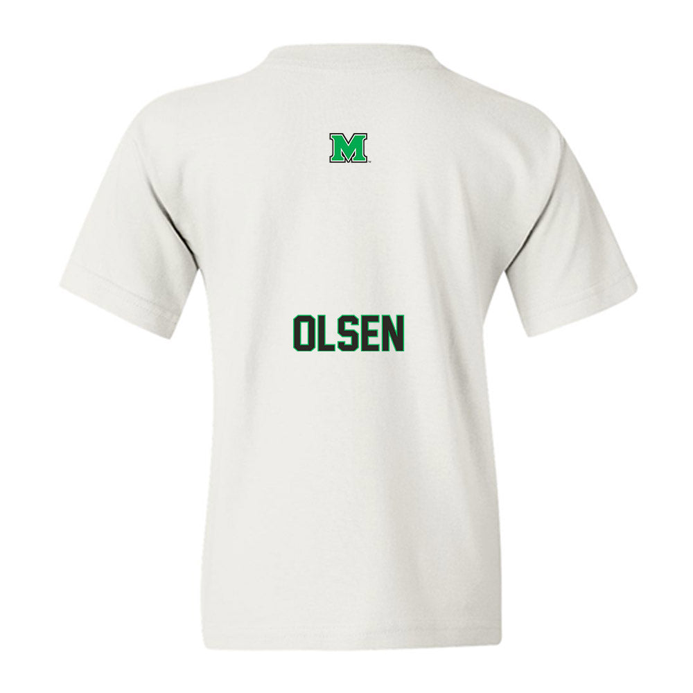 Marshall - NCAA Women's Track & Field : Jenna Olsen - Generic Shersey Youth T-Shirt-1