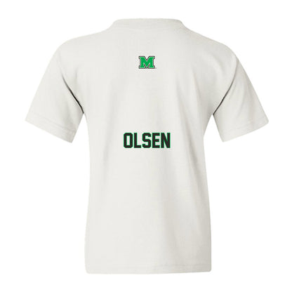 Marshall - NCAA Women's Track & Field : Jenna Olsen - Generic Shersey Youth T-Shirt-1