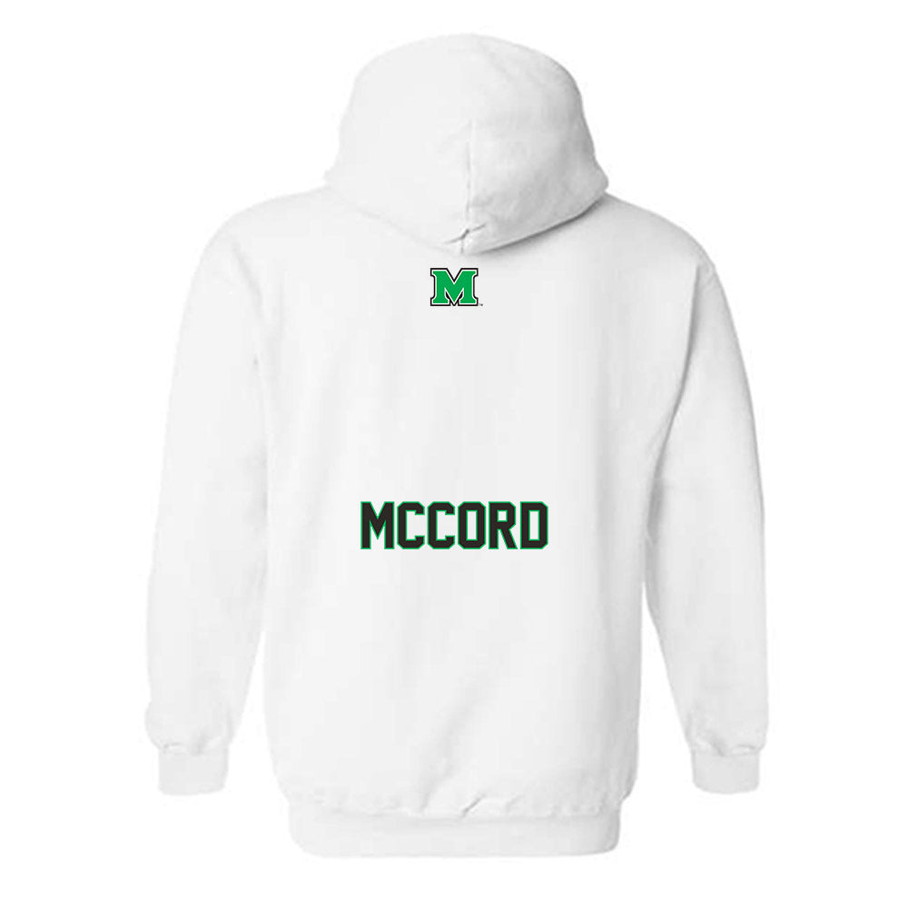 Marshall - NCAA Men's Track & Field : Samari McCord - Generic Shersey Hooded Sweatshirt-1