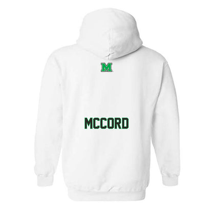 Marshall - NCAA Men's Track & Field : Samari McCord - Generic Shersey Hooded Sweatshirt-1