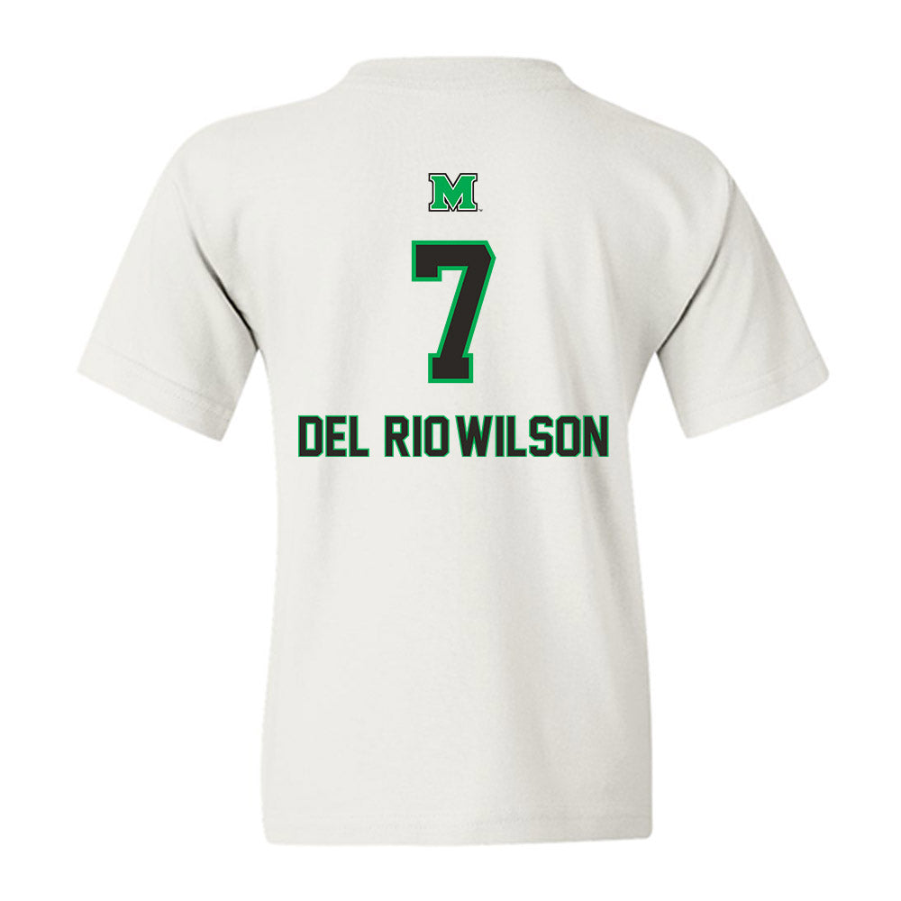 Marshall - NCAA Football : Carlos Del Rio-Wilson - Generic Shersey Youth T-Shirt-1
