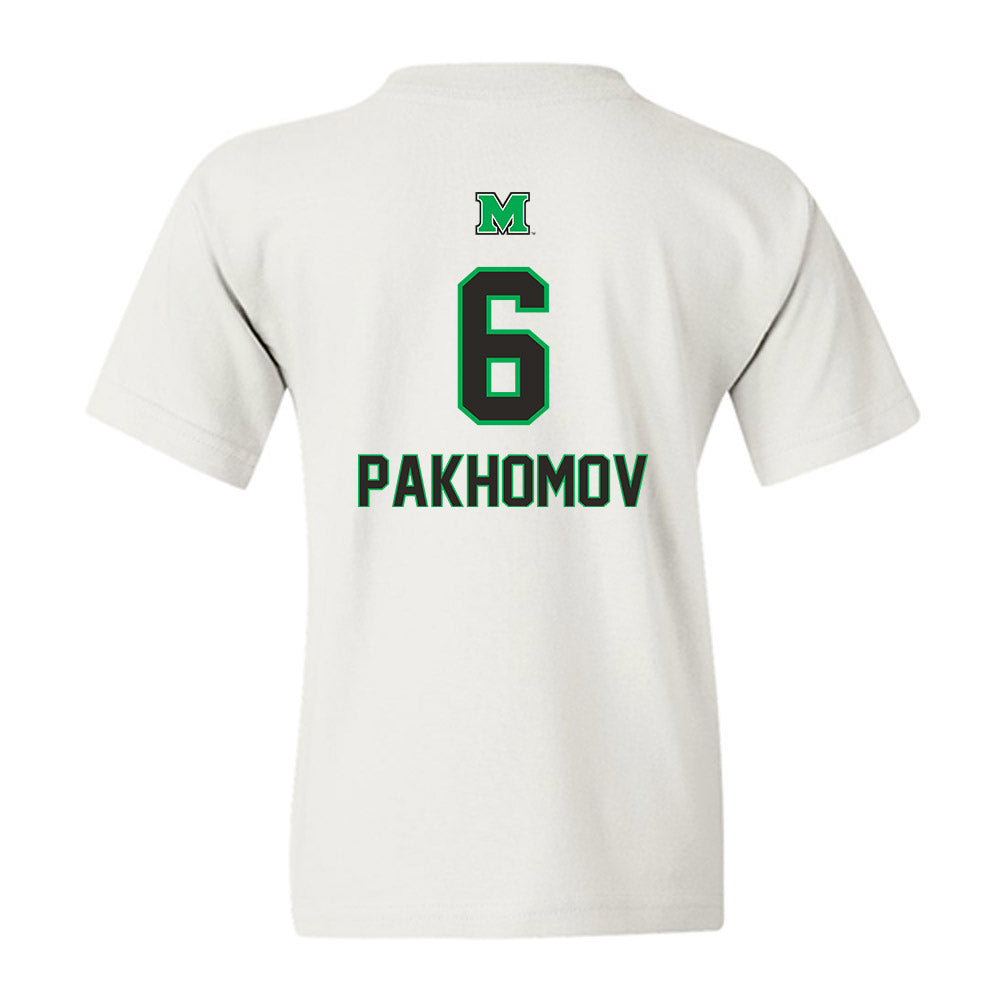 Marshall - NCAA Men's Soccer : Nikita Pakhomov - Generic Shersey Youth T-Shirt-1