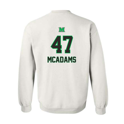 Marshall - NCAA Football : EahJay McAdams - Generic Shersey Crewneck Sweatshirt-1