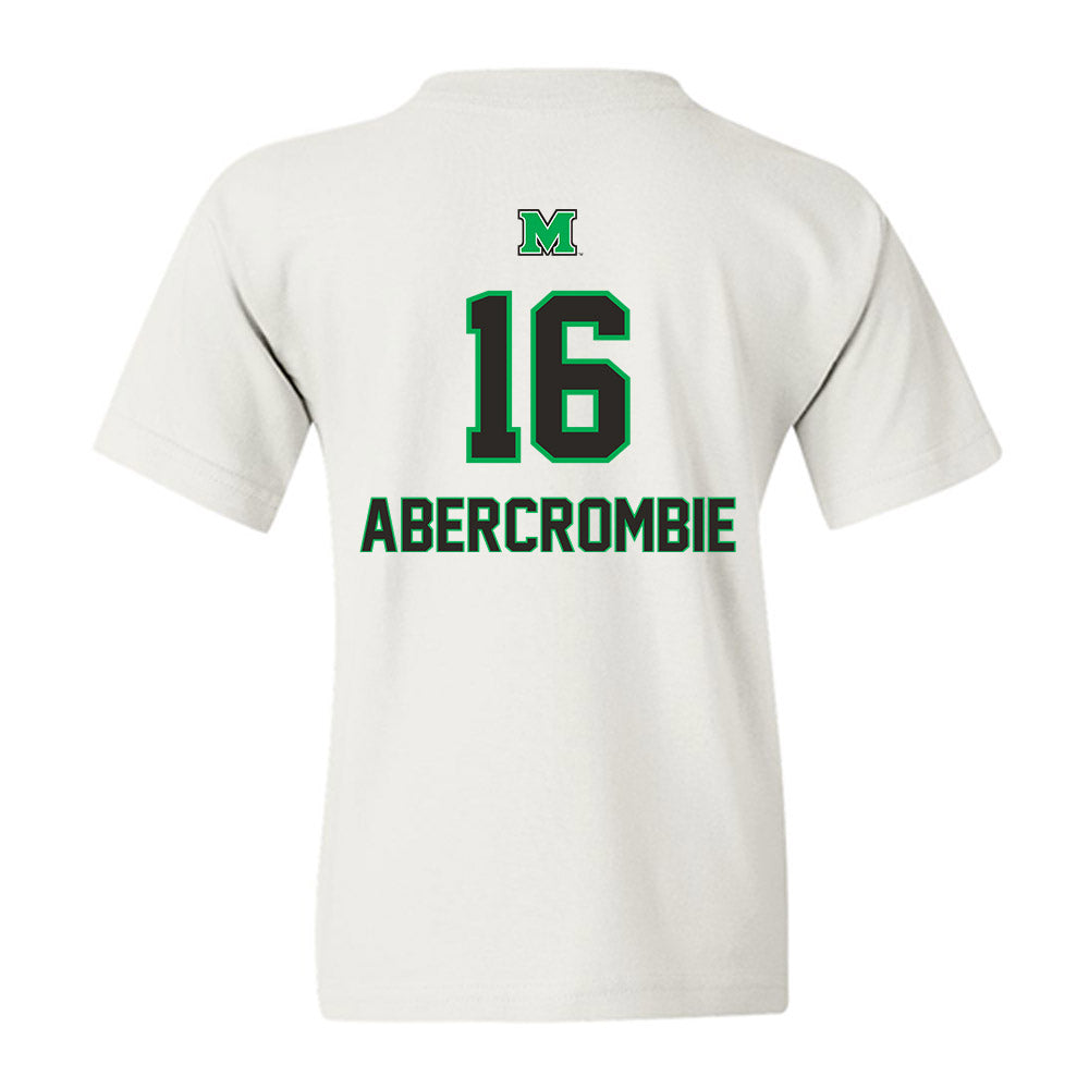 Marshall - NCAA Football : Jalyn Abercrombie - Generic Shersey Youth T-Shirt-1