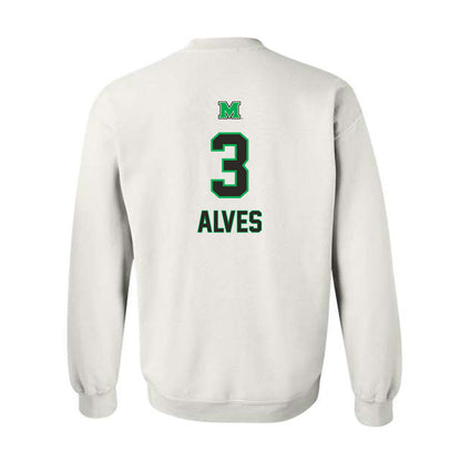 Marshall - NCAA Men's Soccer : Joao Alves - Generic Shersey Crewneck Sweatshirt-1