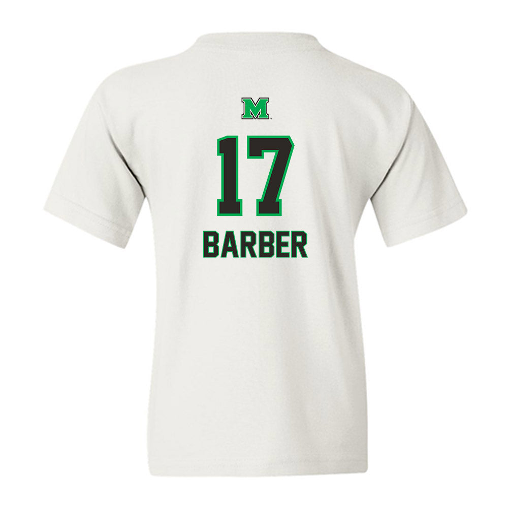 Marshall - NCAA Football : Dylan Barber - Generic Shersey Youth T-Shirt-1
