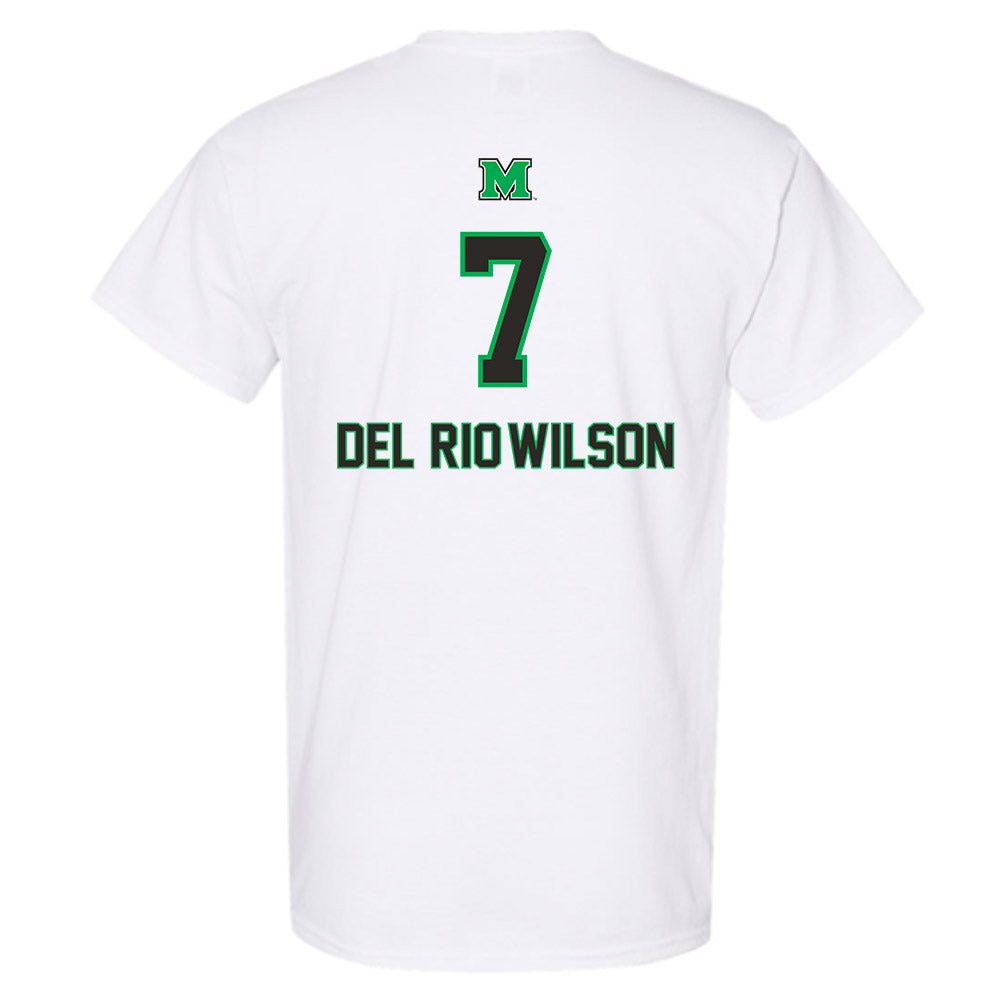 Marshall - NCAA Football : Carlos Del Rio-Wilson - Generic Shersey T-Shirt-1