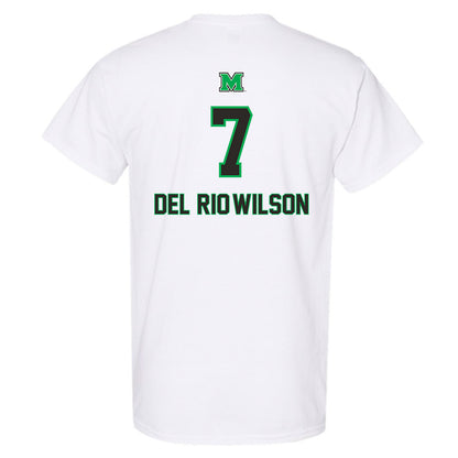Marshall - NCAA Football : Carlos Del Rio-Wilson - Generic Shersey T-Shirt-1