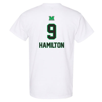 Marshall - NCAA Football : Christian Hamilton - Generic Shersey T-Shirt-1