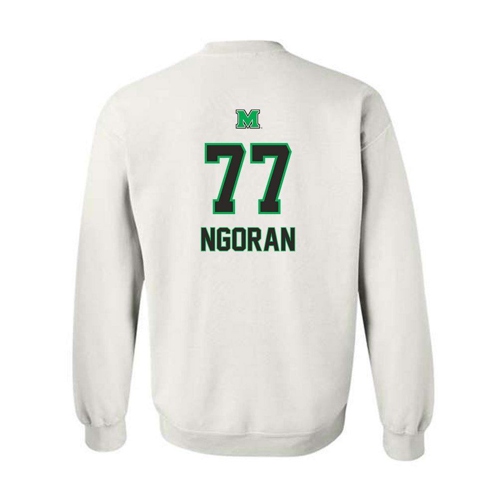 Marshall - NCAA Men's Soccer : Adam NGoran - Generic Shersey Crewneck Sweatshirt-1