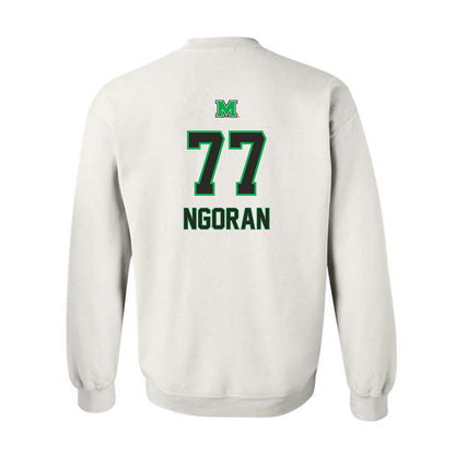 Marshall - NCAA Men's Soccer : Adam NGoran - Generic Shersey Crewneck Sweatshirt-1