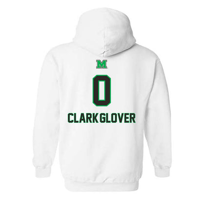 Marshall - NCAA Football : Caleb Clark-Glover - Generic Shersey Hooded Sweatshirt-1