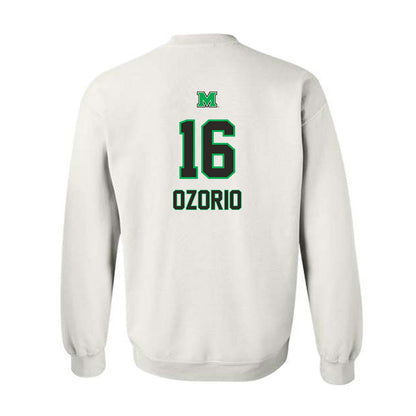 Marshall - NCAA Women's Soccer : Larissa Ozorio - Generic Shersey Crewneck Sweatshirt-1