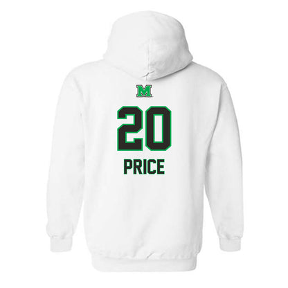 Marshall - NCAA Football : Judah Price - Generic Shersey Hooded Sweatshirt-1