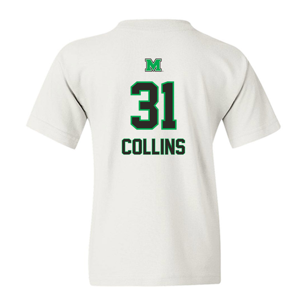 Marshall - NCAA Baseball : Kenyon Collins - Generic Shersey Youth T-Shirt-1