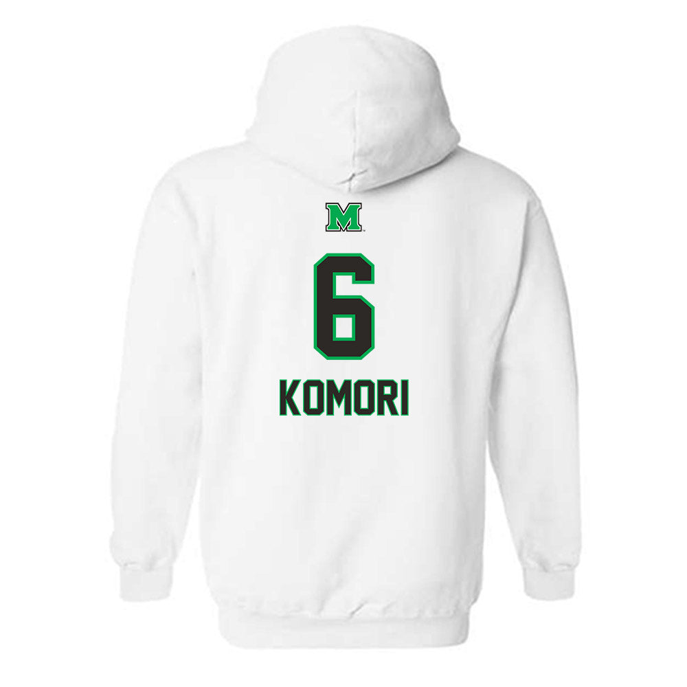 Marshall - NCAA Women's Soccer : Ami Komori - Generic Shersey Hooded Sweatshirt-1