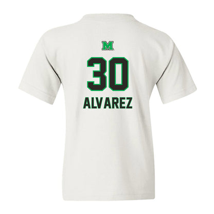 Marshall - NCAA Men's Soccer : Alvaro Alvarez - Generic Shersey Youth T-Shirt-1