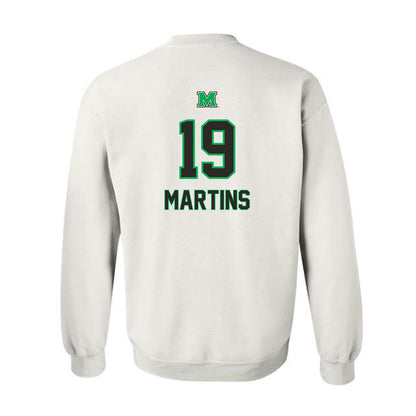 Marshall - NCAA Men's Soccer : Pedro Martins - Generic Shersey Crewneck Sweatshirt-1