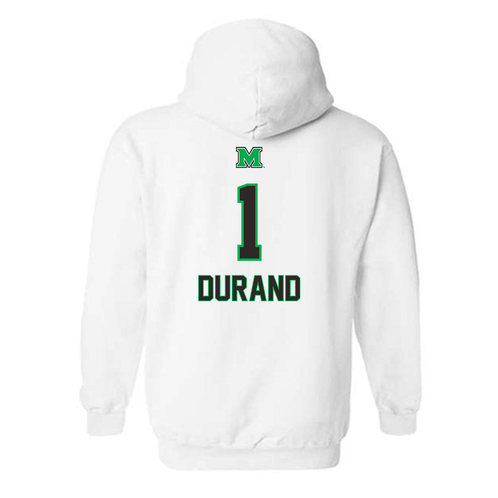 Marshall - NCAA Women's Soccer : Emma Durand - Generic Shersey Hooded Sweatshirt-1