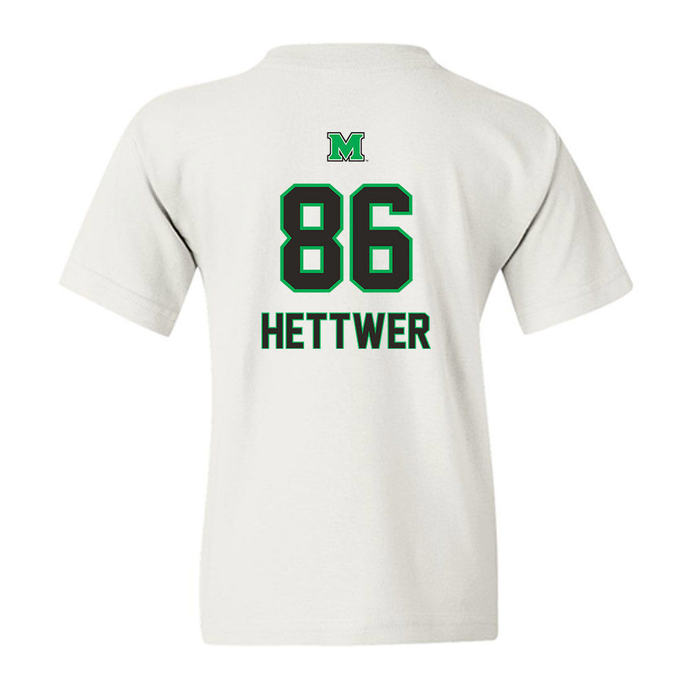 Marshall - NCAA Football : Brandon Hettwer - Generic Shersey Youth T-Shirt-1