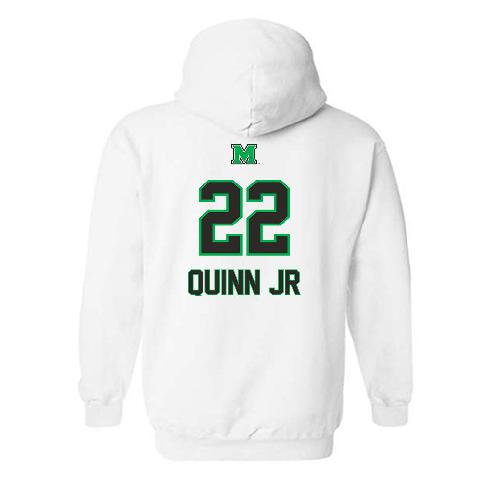 Marshall - NCAA Football : Anthony Quinn Jr - Generic Shersey Hooded Sweatshirt-1
