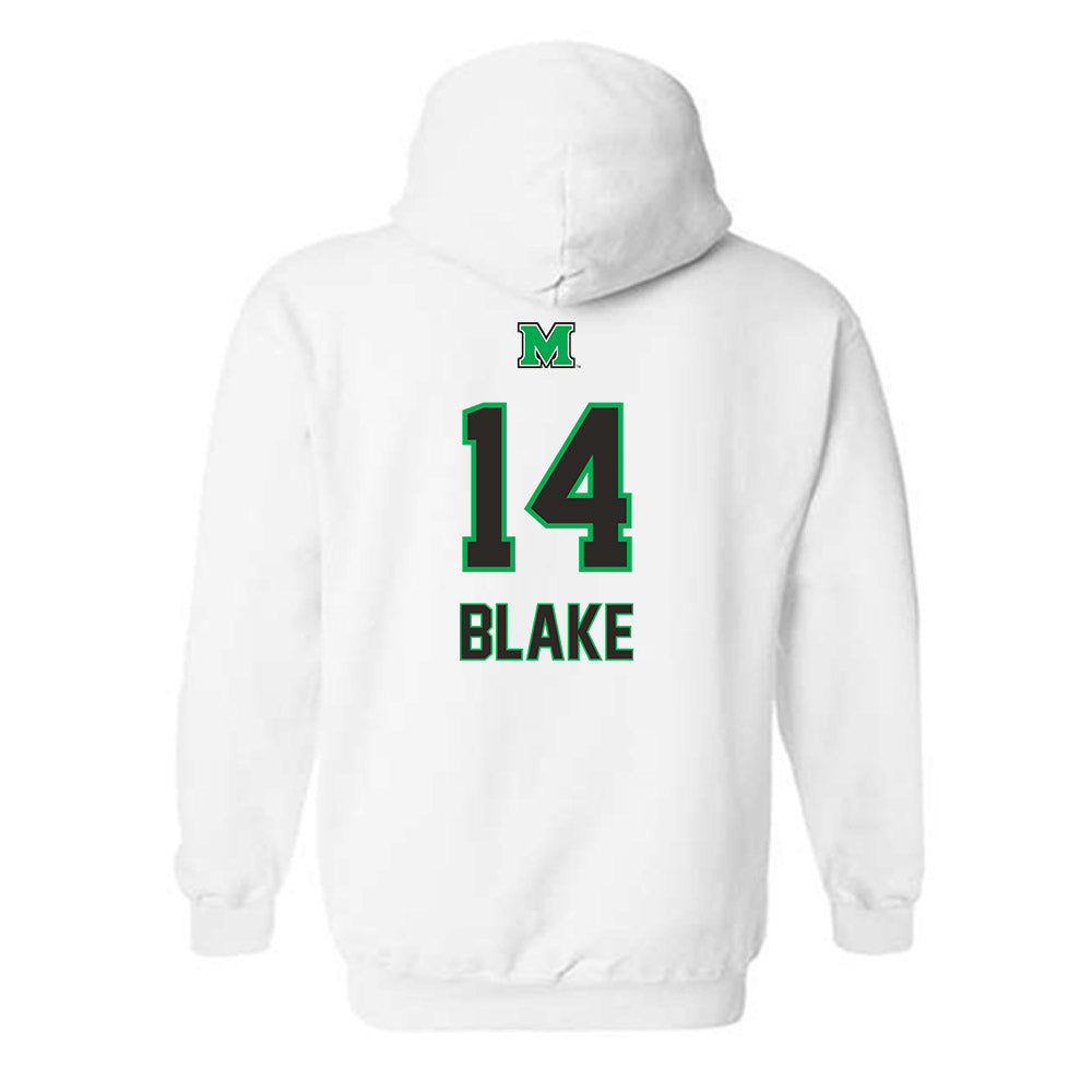 Marshall - NCAA Softball : Ava Blake - Generic Shersey Hooded Sweatshirt-1
