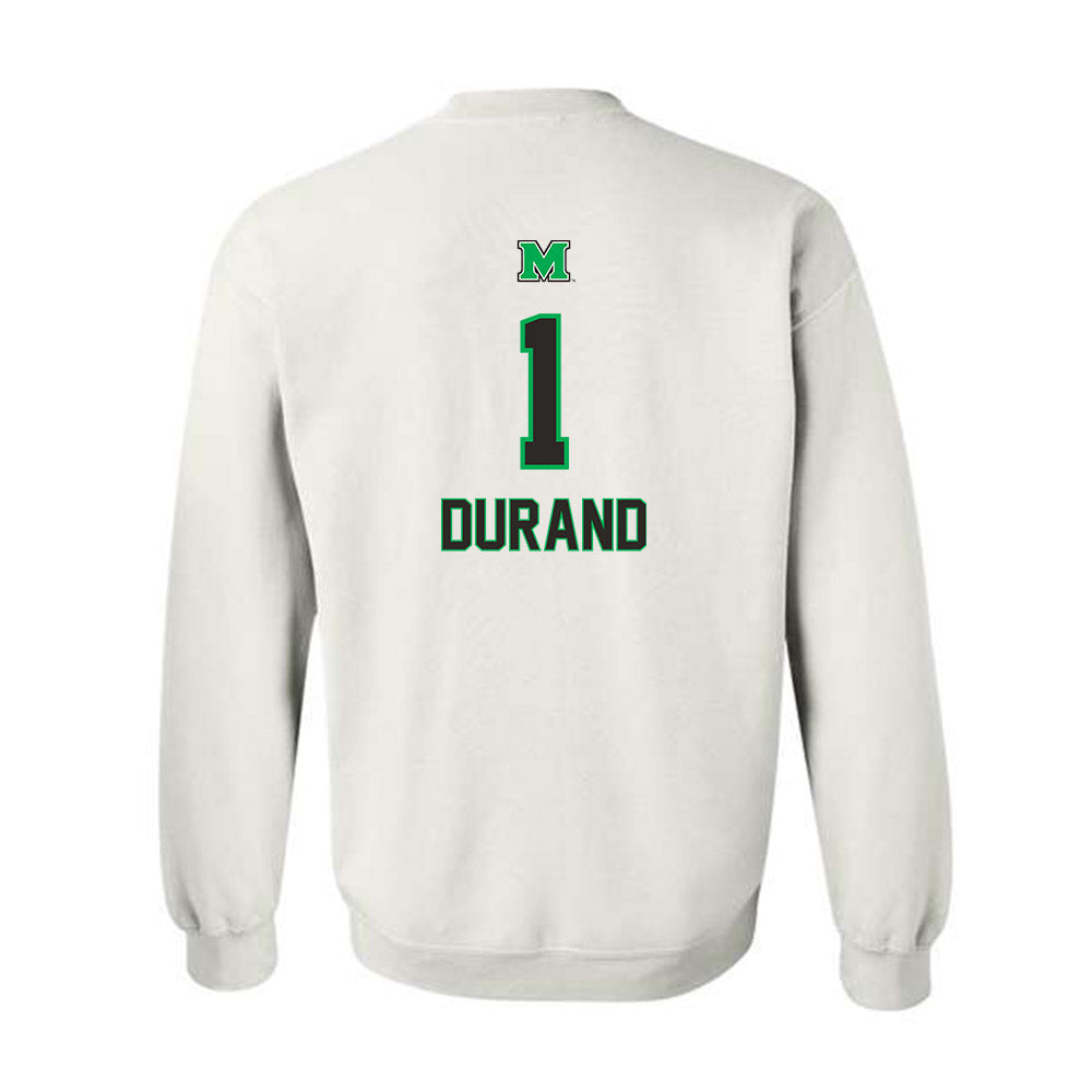 Marshall - NCAA Women's Soccer : Emma Durand - Generic Shersey Crewneck Sweatshirt-1