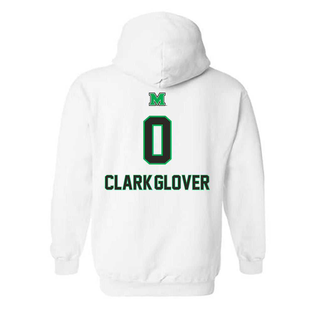 Marshall - NCAA Football : Caleb Clark-Glover - Generic Shersey Hooded Sweatshirt-1