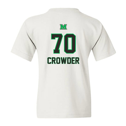 Marshall - NCAA Football : Naquan Crowder - Generic Shersey Youth T-Shirt-1