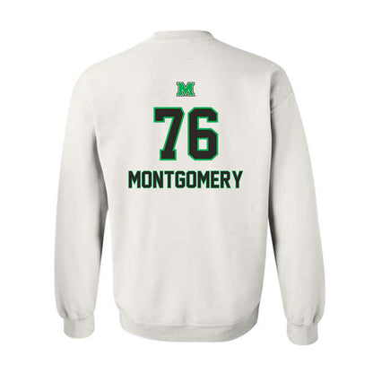 Marshall - NCAA Football : Tariq Montgomery - Generic Shersey Crewneck Sweatshirt-1