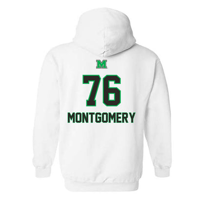 Marshall - NCAA Football : Tariq Montgomery - Generic Shersey Hooded Sweatshirt-1