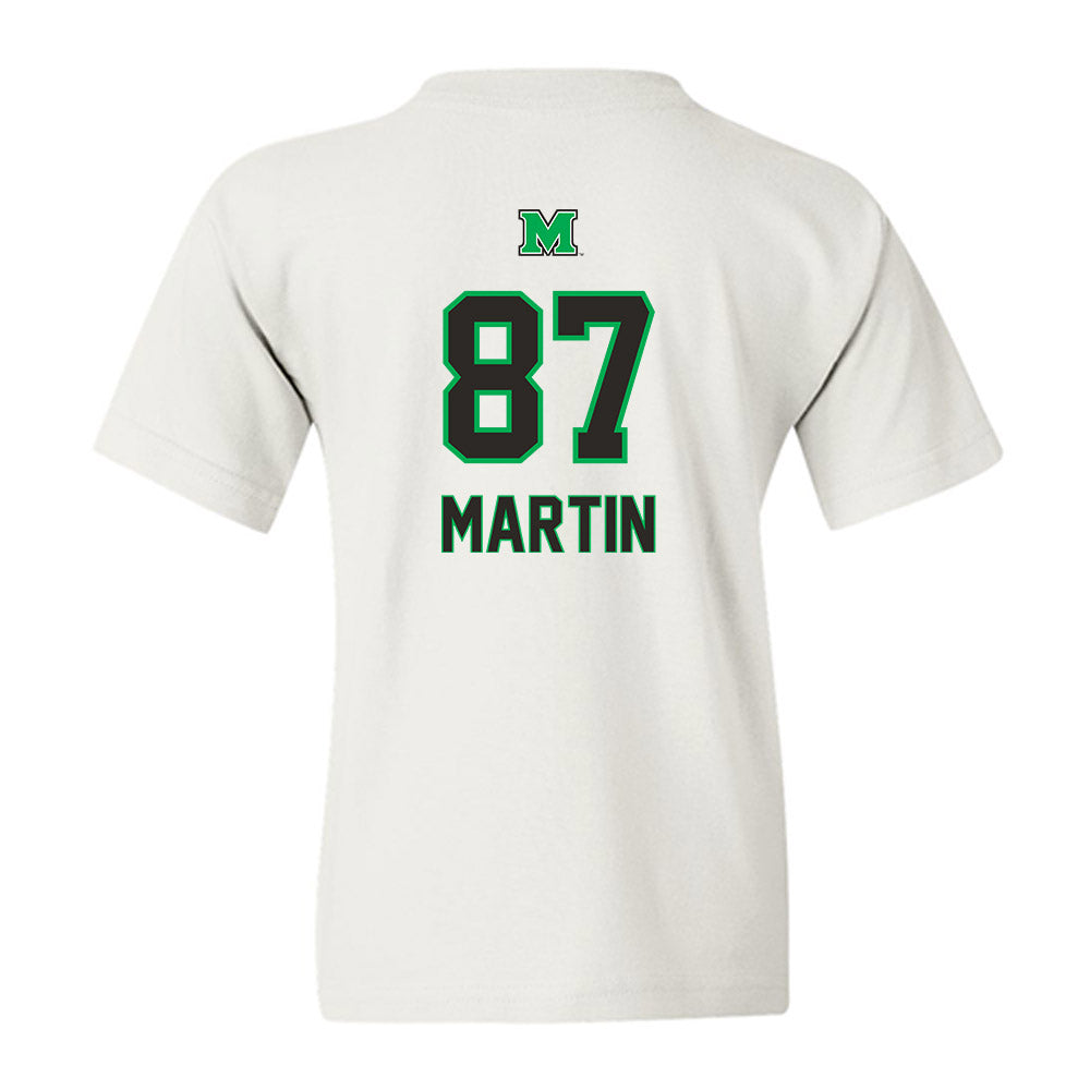 Marshall - NCAA Football : Tony Martin - Generic Shersey Youth T-Shirt-1