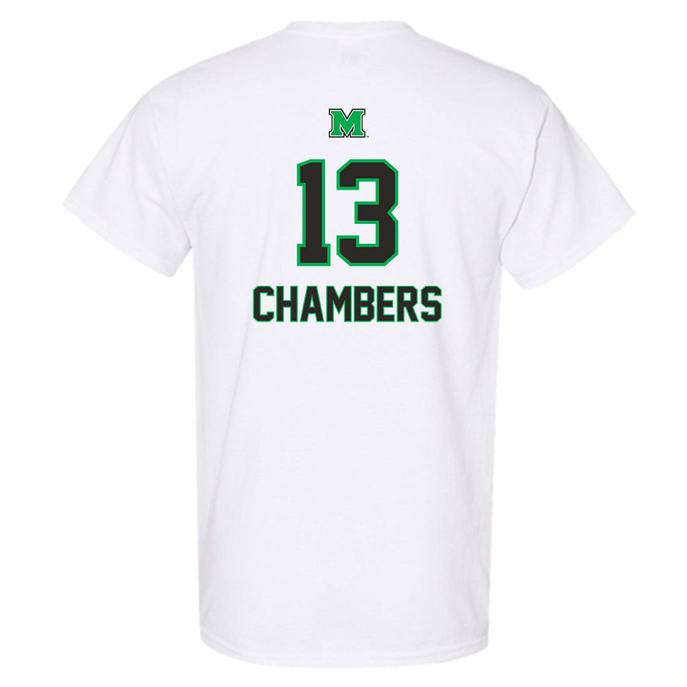 Marshall - NCAA Football : Brennan Chambers - Generic Shersey T-Shirt-1