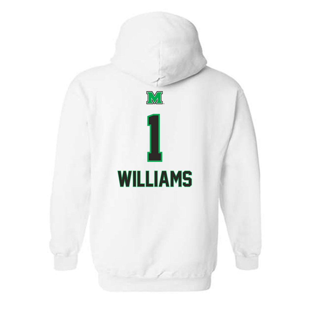 Marshall - NCAA Women's Track & Field : Alayezia Williams - Generic Shersey Hooded Sweatshirt-1