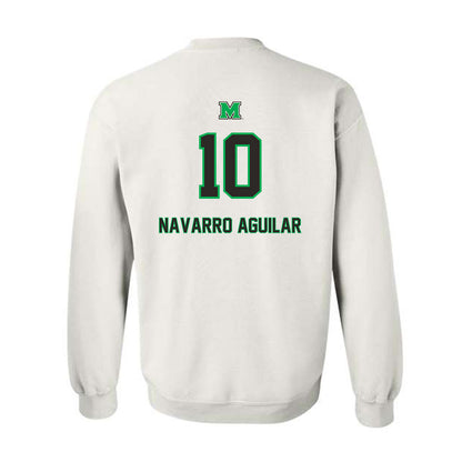 Marshall - NCAA Women's Soccer : Nicole Navarro Aguilar - Generic Shersey Crewneck Sweatshirt-1